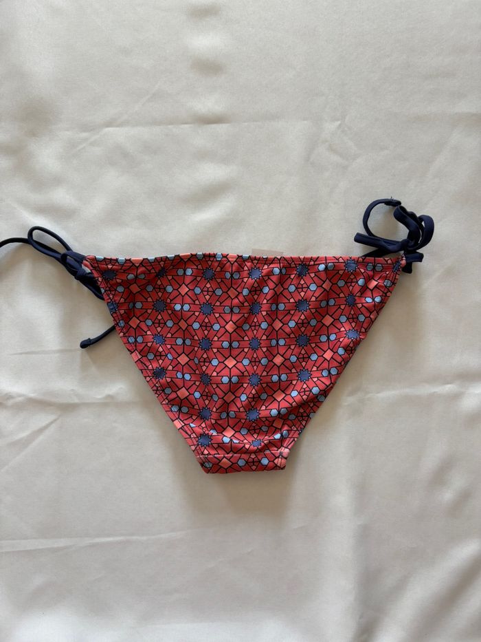 Bas de maillot corail à motif avec noeuds - Esmara - S/36 - photo numéro 2