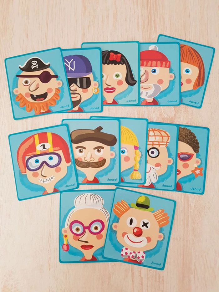 Janod Magnéti'book jeu magnétique visages - photo numéro 17