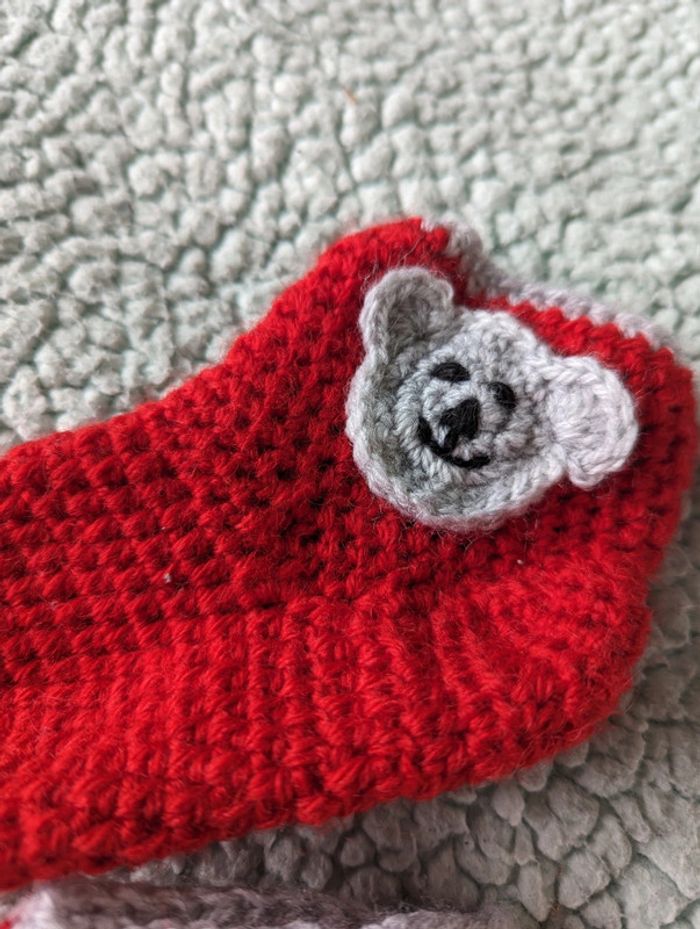 Chaussons chaussettes en laine taille 23-26 - photo numéro 2