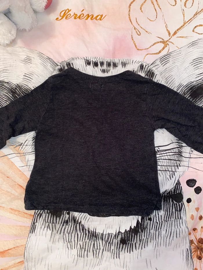 Ensemble pantalon t-shirt, taille 12 mois, marque Kiabi. - photo numéro 8
