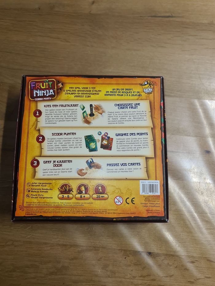 Jeu de société Fruit Ninja Combo Party des éditions Lucky Duck - photo numéro 3