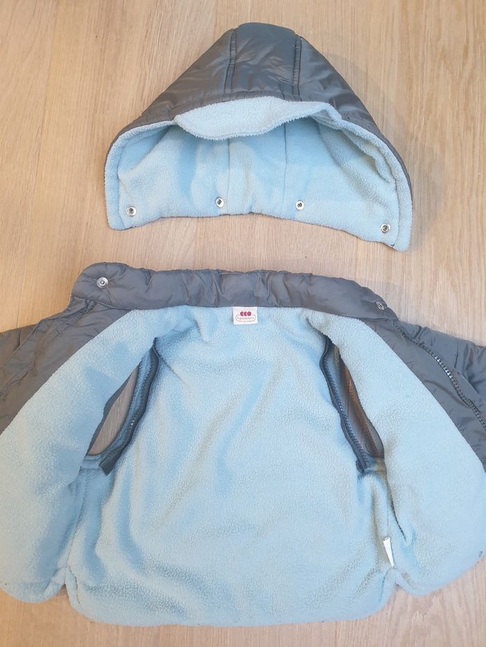 Manteau / Doudoune avec ou sans manche 12 mois 3 pommes - photo numéro 2