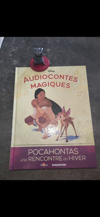 Livre et figurine 133 des audiocontes Magiques altaya audio conte audio compte disney
