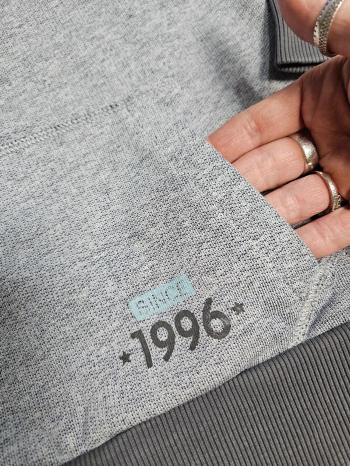 Okaidi sweat chemise à capuche 8 ans - photo numéro 3