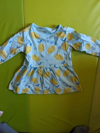 Robe citron tex - taille 9 mois
