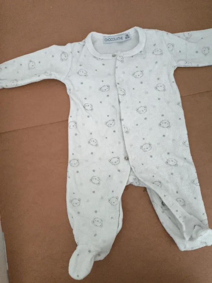 Pyjama chocolatine 1mois