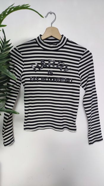 Tee-shirt manches longues rayé coolcat enfant