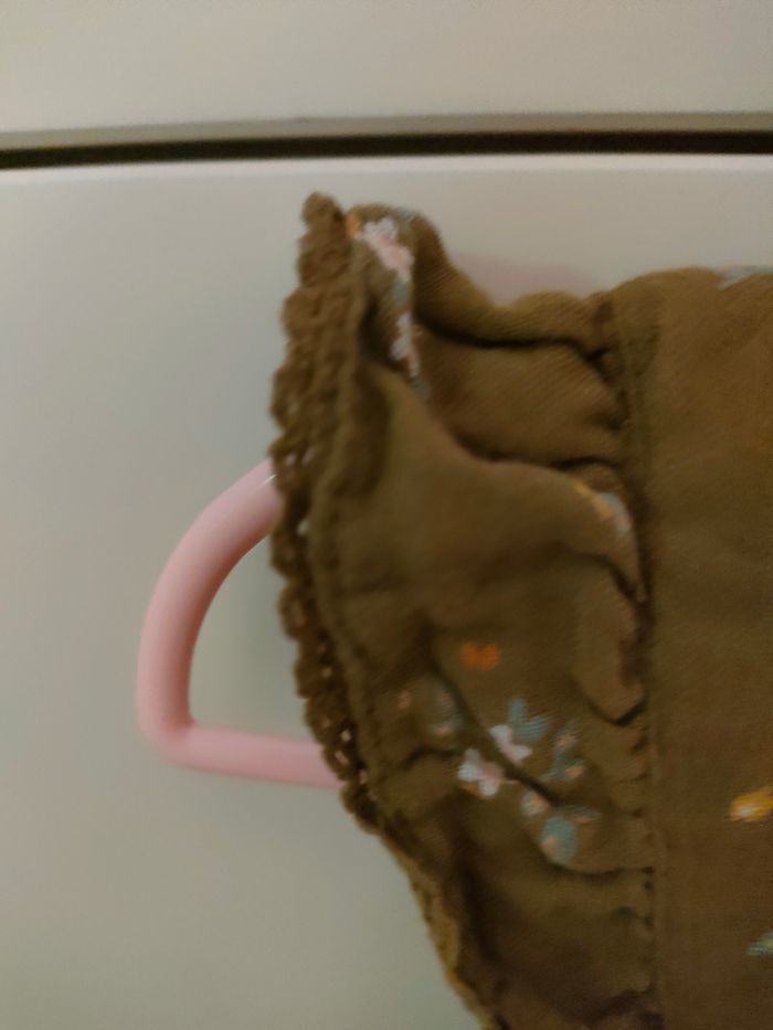 Robe verte à fleurs sergent major - photo numéro 4