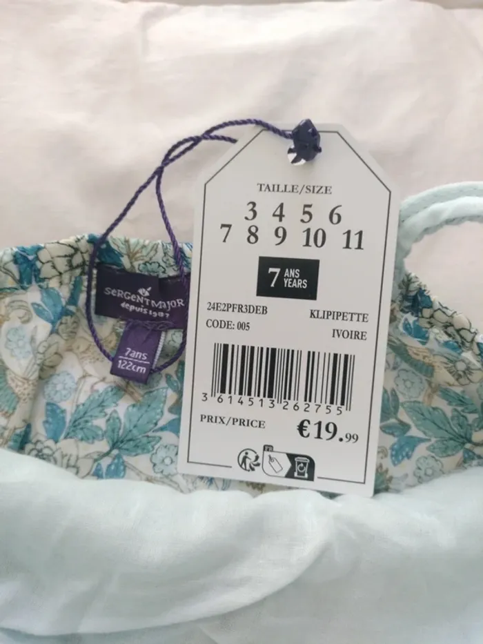 Débardeur crochet "La baie des anges" 7 ans - photo numéro 4