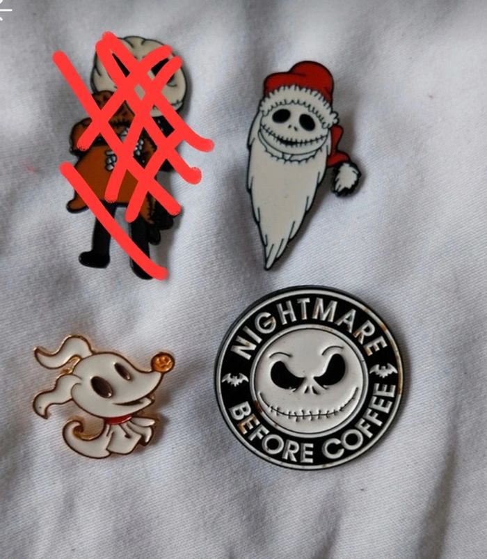 Pins Disney fantasy jack skellington