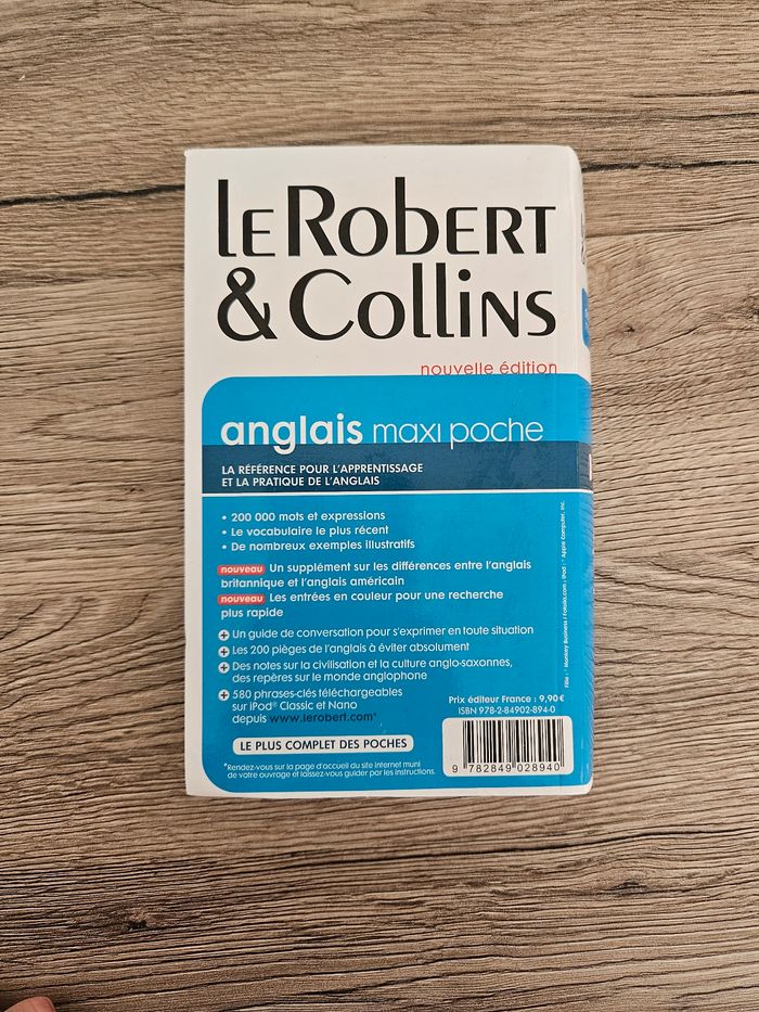 Dictionnaire anglais Le Robert & Collins e - photo numéro 3