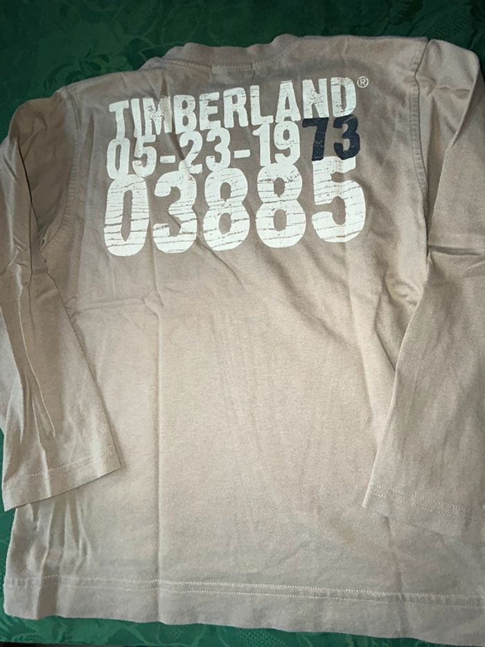 Pull léger beige 8 ans garçon Timberland - photo numéro 4