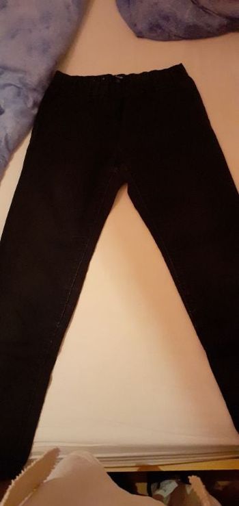 Jean jegging fille noir 12 ans