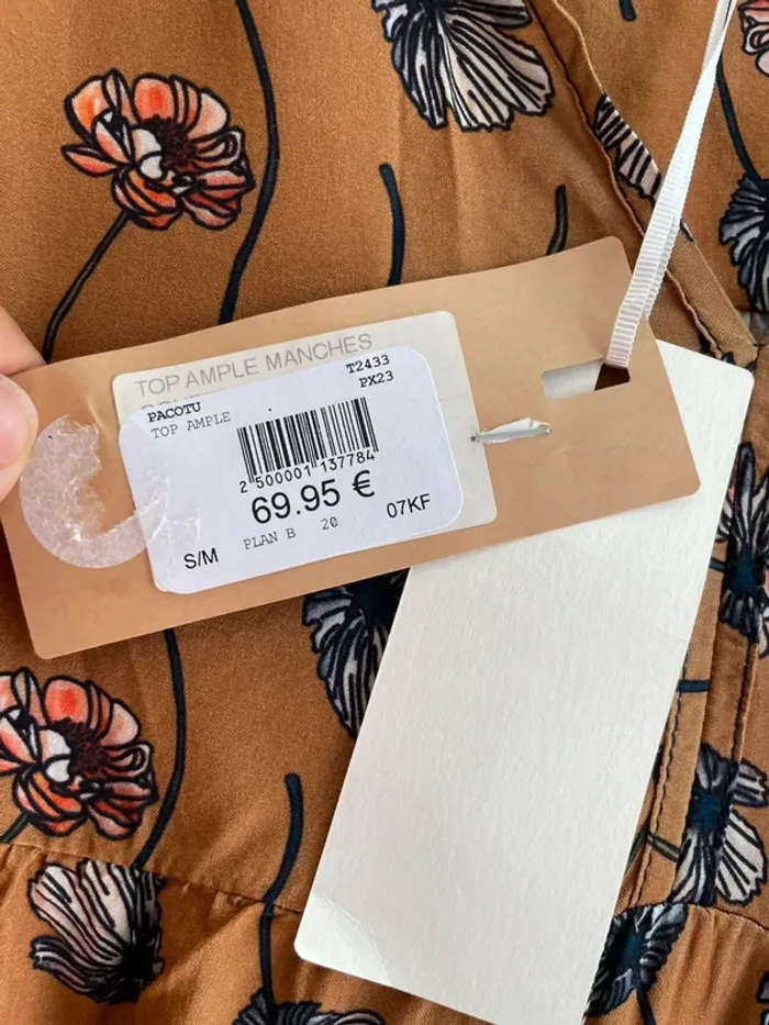 Blouse ample taille s/M pako litto neuve - photo numéro 4
