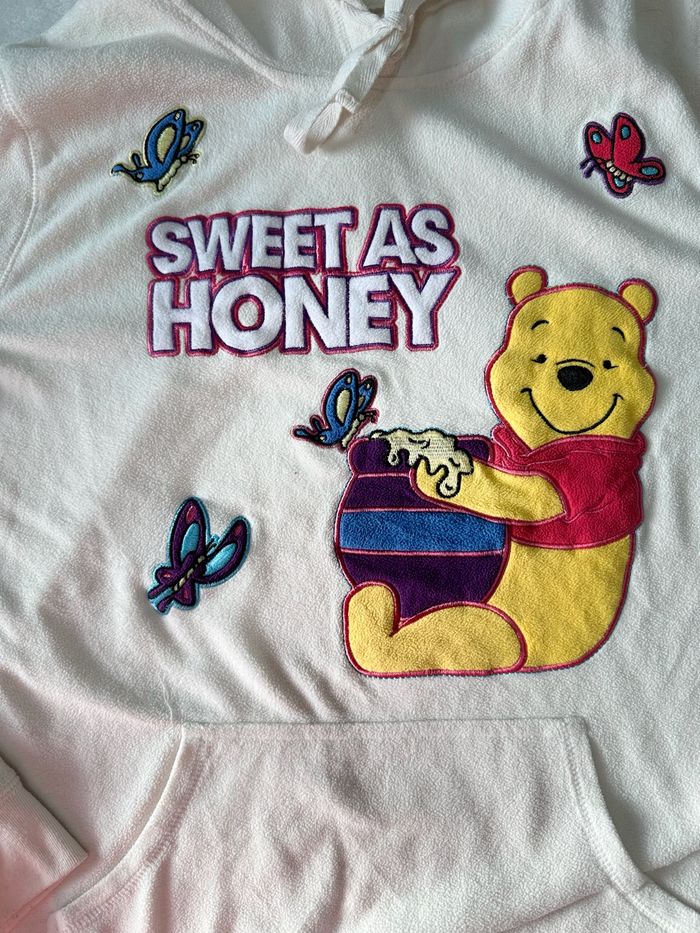 Sweat a capuche pull Disney Winnie l'ourson blanc pour enfant taille XL - photo numéro 3