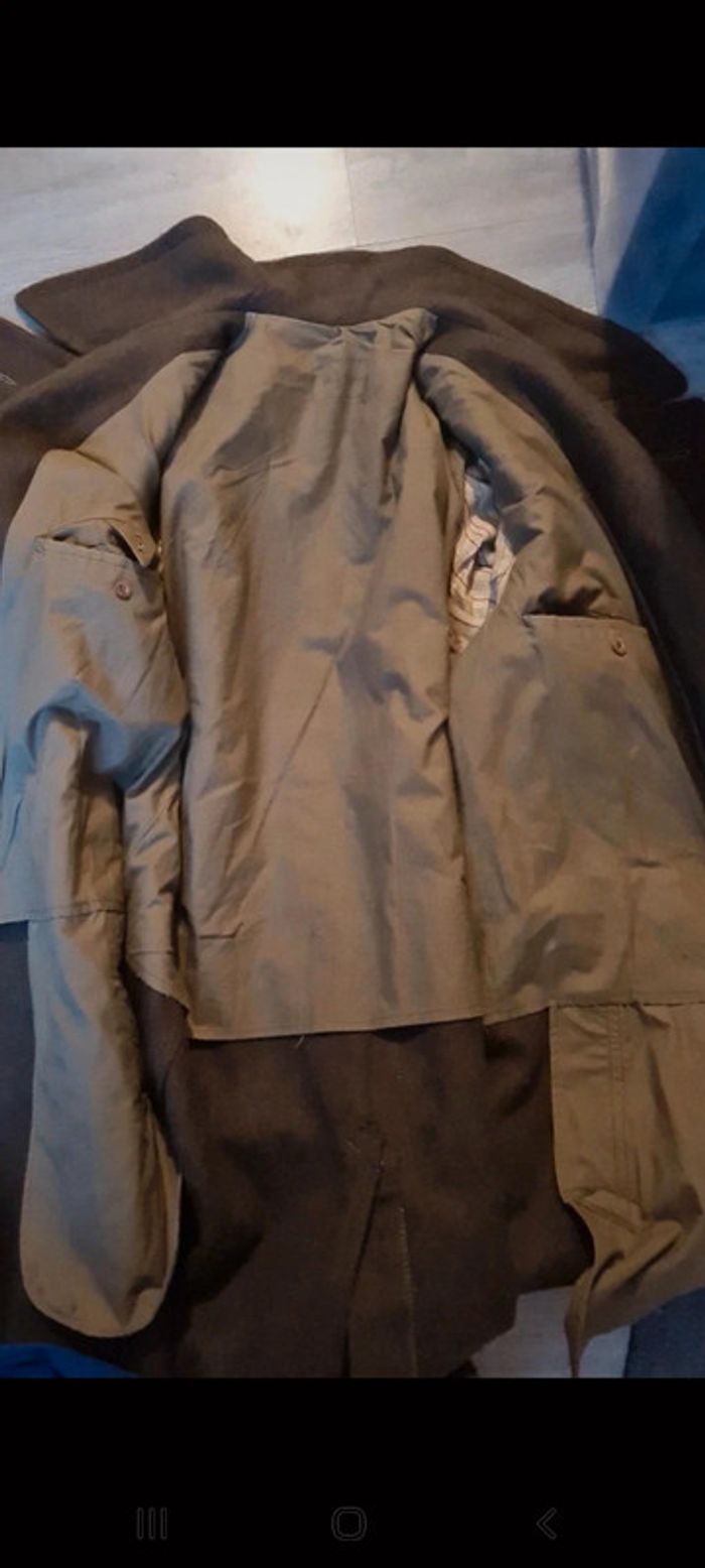 Manteau vintage long militaire - photo numéro 9