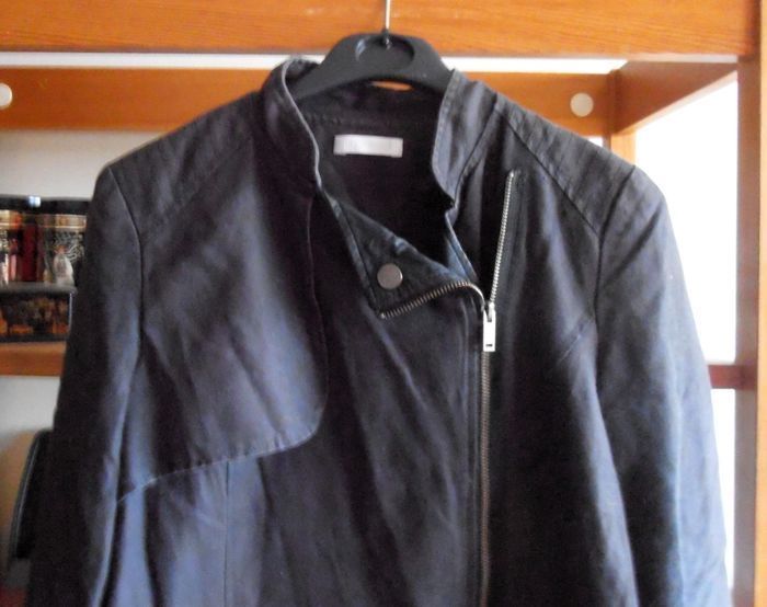 Veste femme, Promod, taille M 38, noire, mi-longue - photo numéro 2