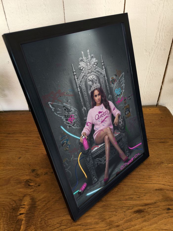Poster Affiche A4 (21 × 29,7 cm) girl power urbain – Art mural contemporain - photo numéro 2