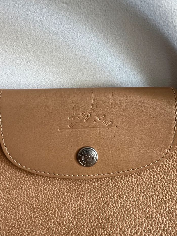 Longchamp pliage cuir - photo numéro 3