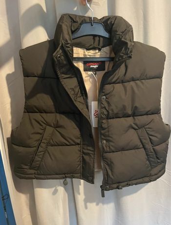 Doudoune sans Manche Noire Jennyfer