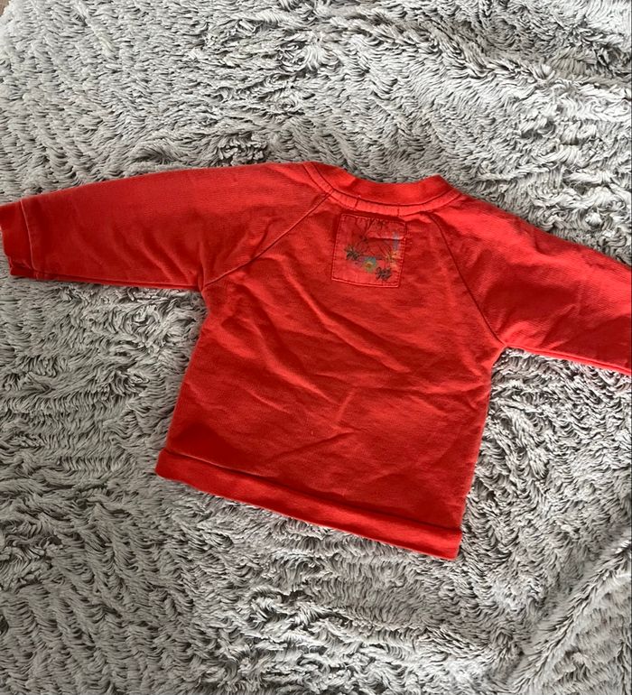 Veste zippée broderie anglaise DPAM 3mois