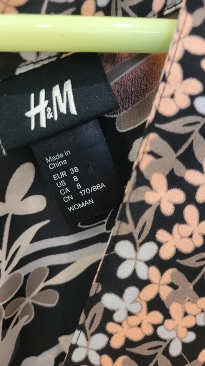 Robe cache cœur imprimé fleurs avec ceinture - photo numéro 3