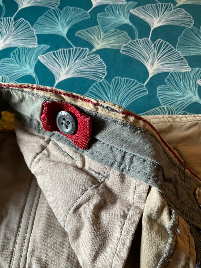 Short cargo beige GAP taille 16 ans 412 - photo numéro 7