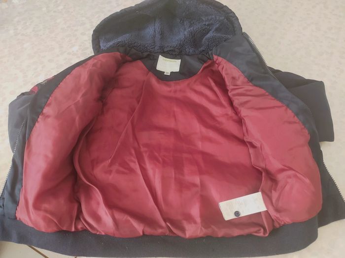 Manteau bleu marine fille 8 ans Vertbaudet - photo numéro 4