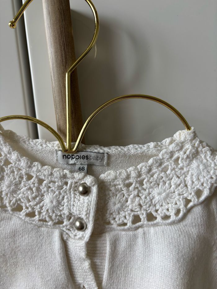 Joli Gilet brodé avec perle 9 mois Noppies - photo numéro 2