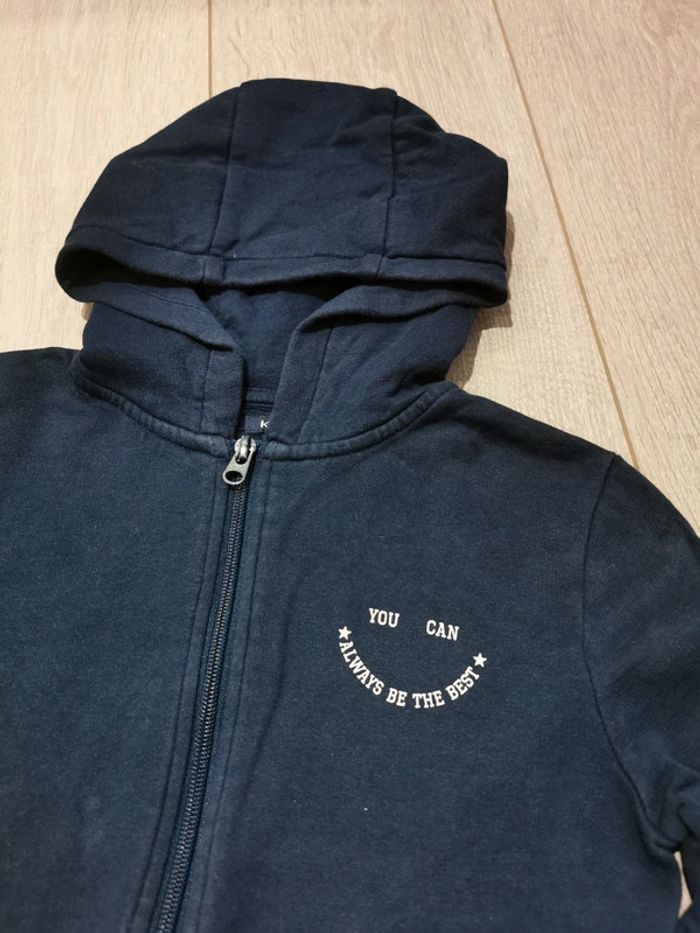Sweat zippé à capuche Kiabi - photo numéro 2