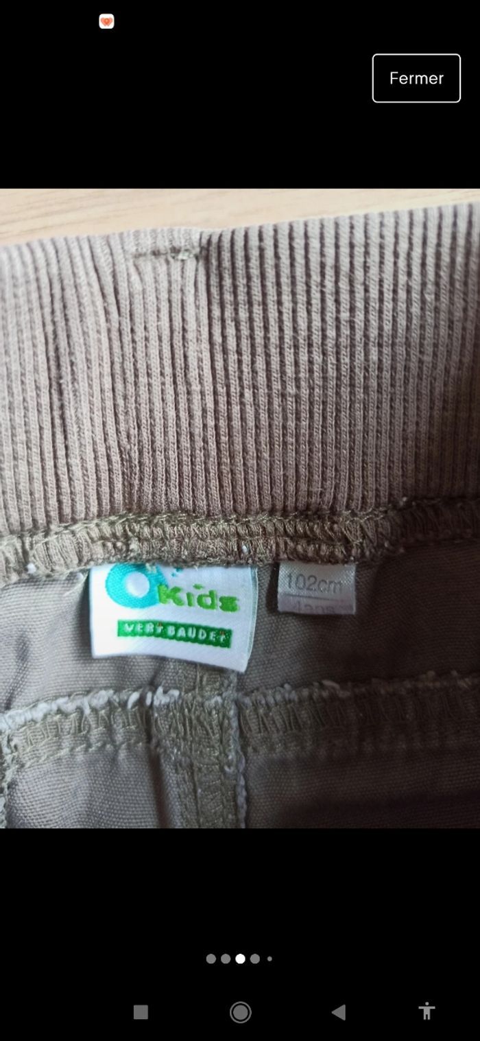 T-shirt rose 5 ans et pantalon marron 4 ans o kids Vertbaudet - photo numéro 2