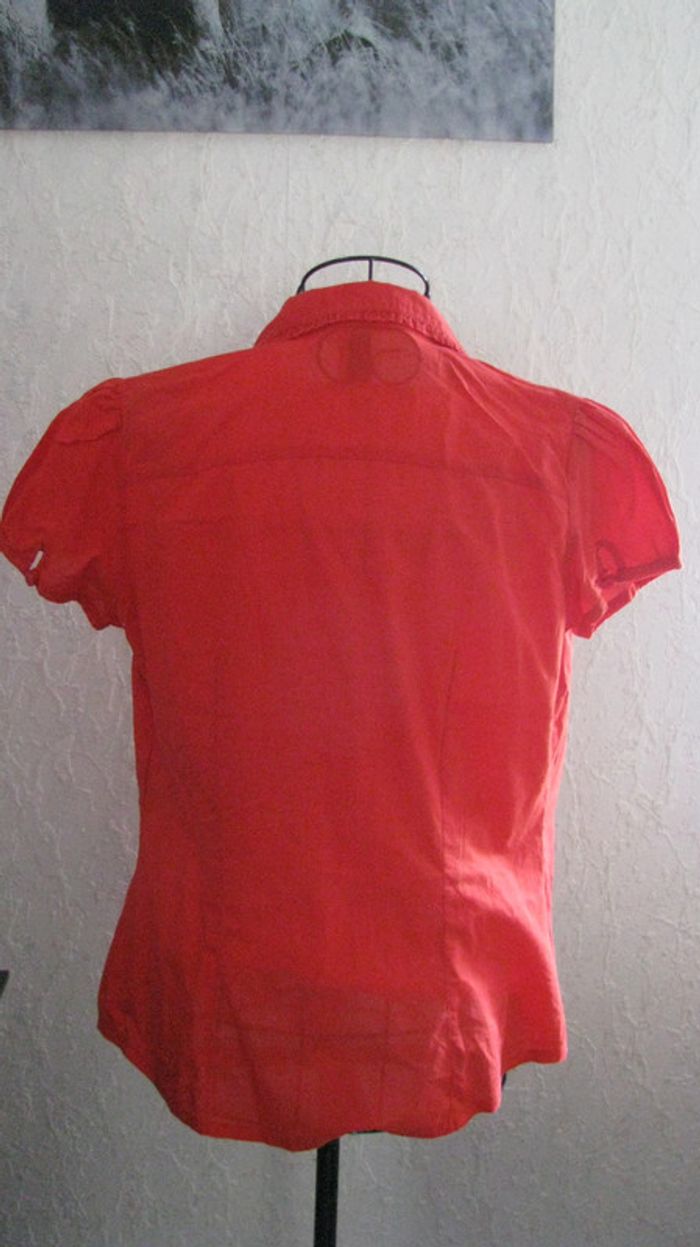 chemise rouge t38 - photo numéro 2