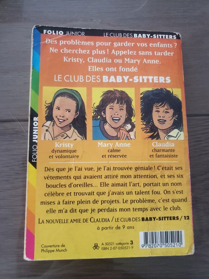 Livre 9-12 ans "La nouvelle amie de Claudia" - photo numéro 2