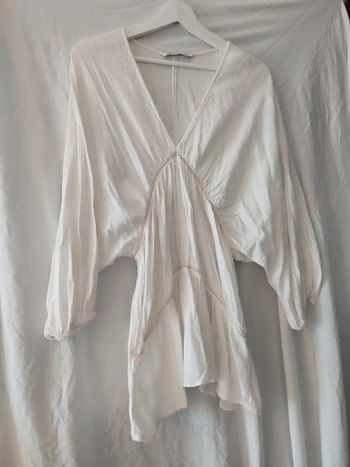 Tunique/ blouse manches chauve-souris bohème / rustique