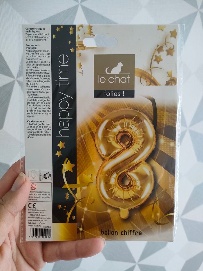 Ballon chiffre