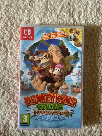 Boîtier sans jeu donkeykong country tropical freeze switch