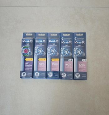 Pack brossettes Oral b pro