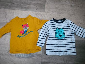 Lot de 2 tee shirts kimbaloo 6 mois