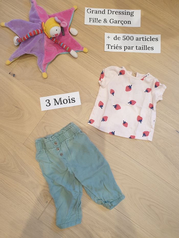Ensemble fille 3 mois