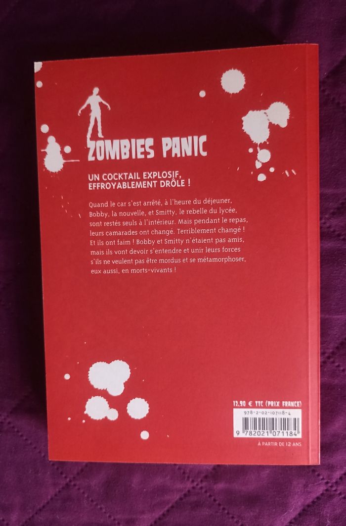 Livre Zombies Panic édition Seuil - photo numéro 2