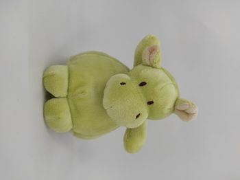 Mini Doudou Hippopotame Vert Nicotoy