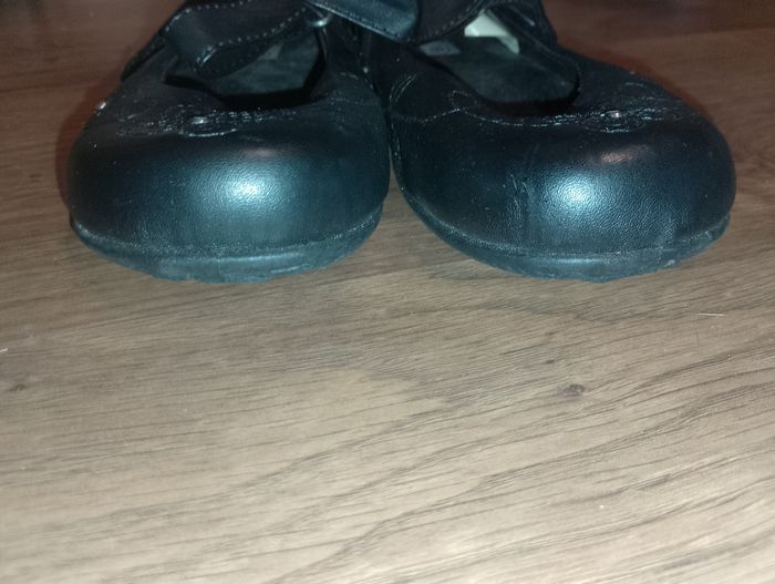 Chaussures soulier noir neuve à scratch - photo numéro 2