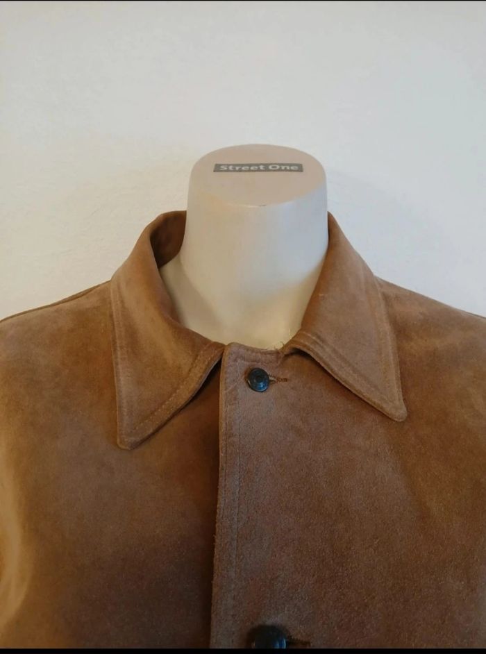 Veste brun clair Vent couvert croûte de veau - photo numéro 3