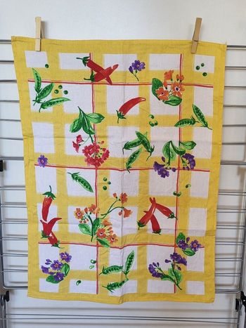 Essuie-mains piments Françoise Saget