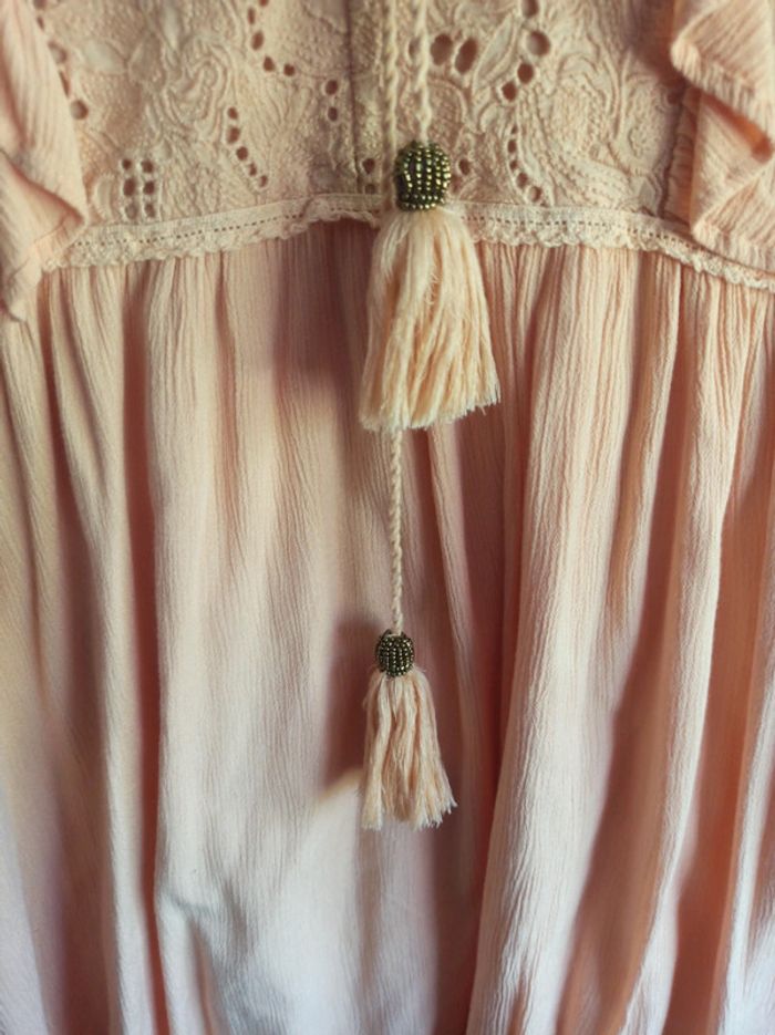 Robe été doublée et dentelle - photo numéro 3