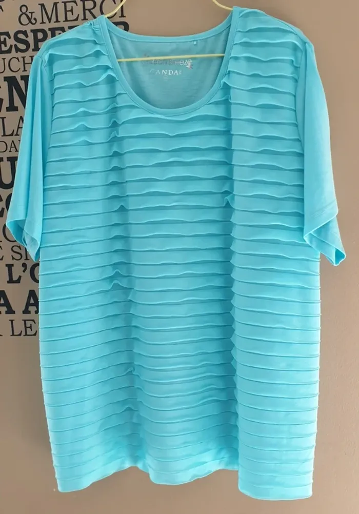 Tee-shirt turquoise xxl