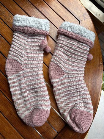 Chausson chaussette fourrée pointure 39