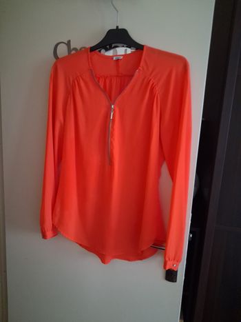 Blouse fluide #Pimkie  orange taille 36
