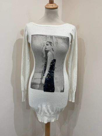 Robe pull crème - Moewy - T. U