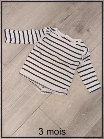 T shirt manches longues 3 mois